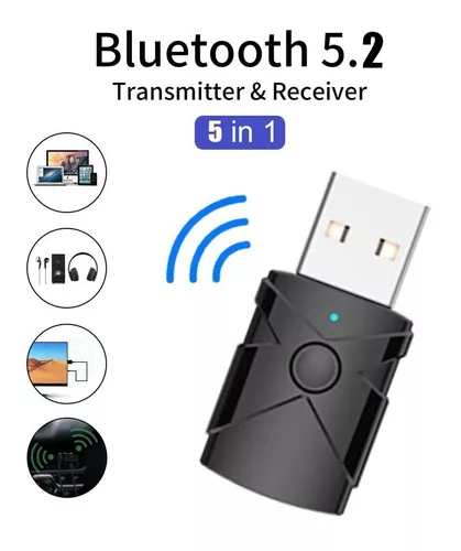Receptor transmisor Bluetooth 5.2 para TV a auriculares
