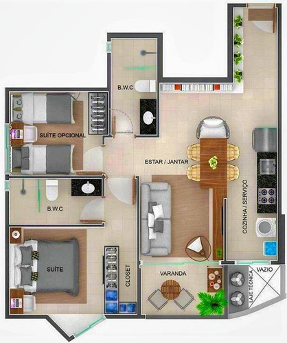 Imagem 8 de 30 de Edifício Studio Design Apartamento Com 2 Quartos Na Jatiúca Em Maceió - Ap0022