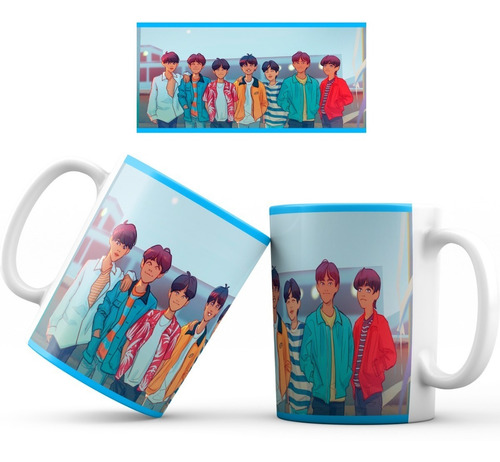 Mug Pocillo Taza Bts K-pop  011