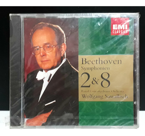 Beethoven: Sinfonias 2 & 8 (lacrado) Sawallich. 