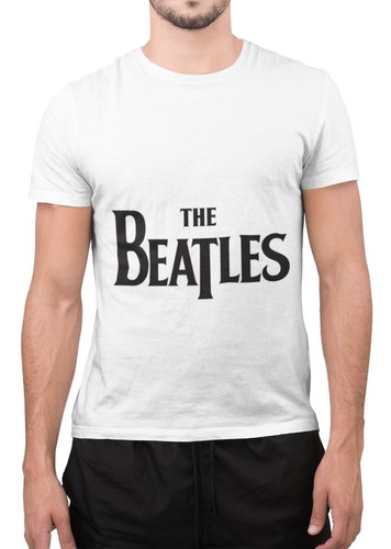 Polera Unisex The Beatles Rock&roll Logo Estampado Algodon