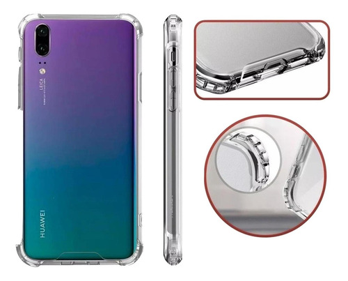 Imagen 10 de 10 de Funda Huawei Acrigel + Mica Hidrogel Resistente Caidas Oleo