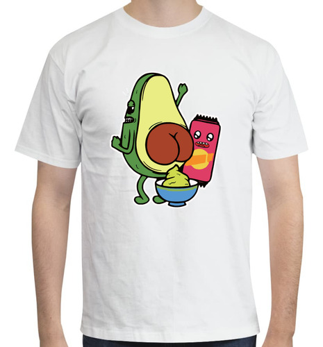 Playera Divertido Aguacate Trasero - Guacamole - Moda