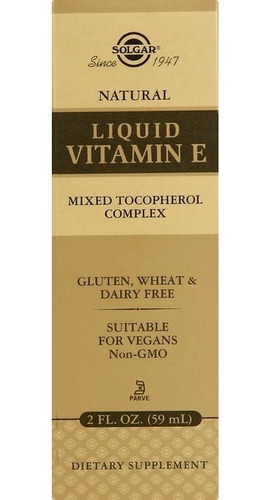Solgar Liquid Vitamin E 2 Oz (59 Ml)