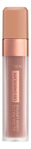 Labial L'oréal Paris Les Chocolats Infallible Color 848 Dose Of Cocoa Mate