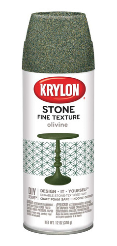 Krylon Acabado Texturizado Piedra Fina Olivino