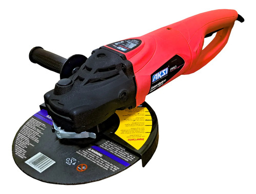 Esmeriladora Angular Aksi Pro 2100w 9 PuLG. Con Accesorios
