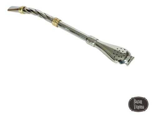 Bombilla Para Mate En Acero Inoxidable 18/8 Curva O Recta