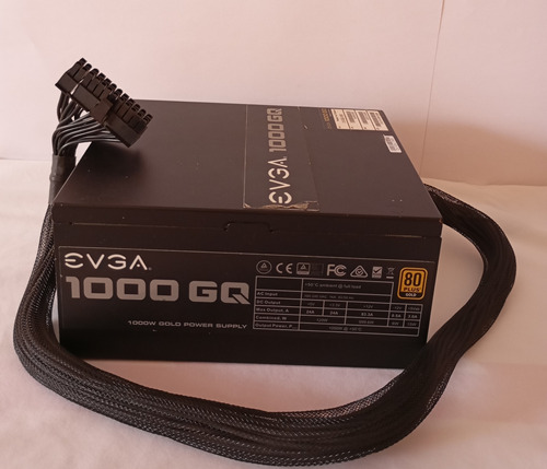 Fuente De Poder Evga - Gq 1000w Gold 80 Plus.  