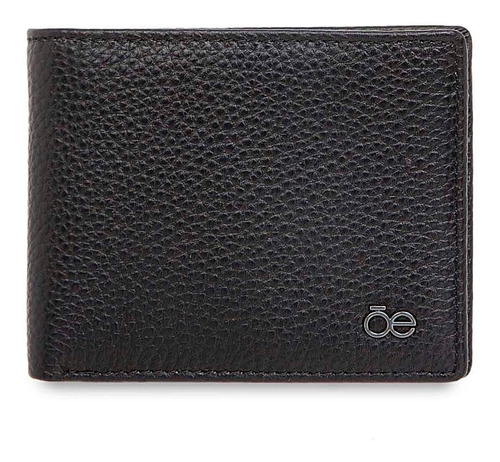 Cartera Flap Cloe Uomo Piel Genuina Con Accesorios Color Negro