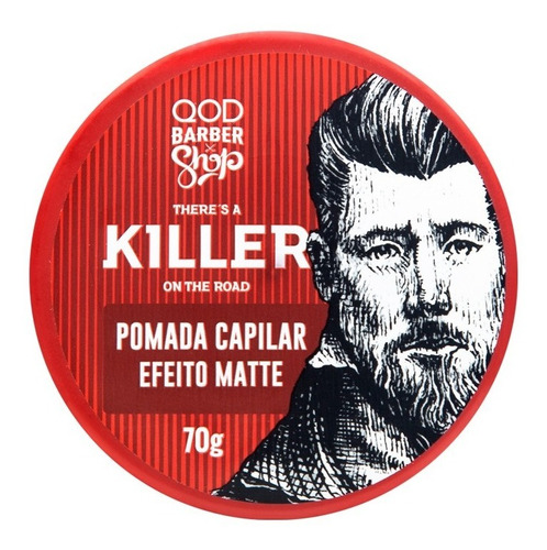 Imagem 1 de 4 de Pomada Killer 70g Efeito Matte | Alta Fixação | Qbs