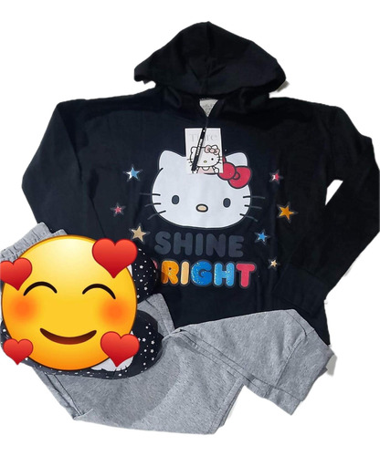 Pijama Para Niñas De Algodón,  Hello Kitty 