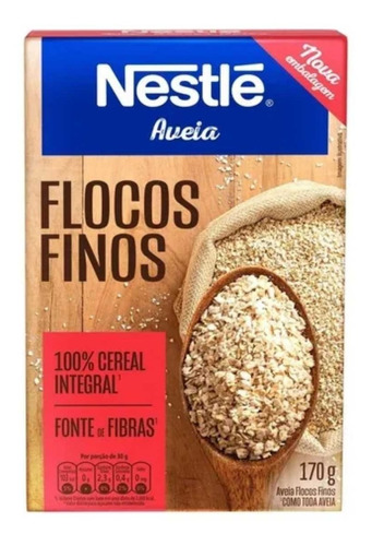 Aveia Em Flocos Finos Nestlé Caixa 170g