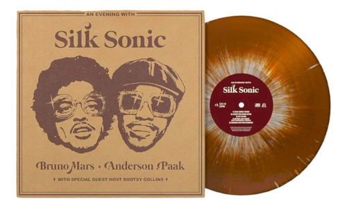 Bruno Mars & Anderson Paak Evening Silk Sonic Lp Brown Vinyl