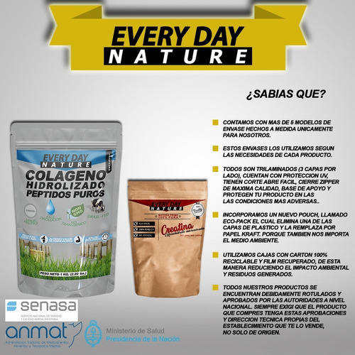 Colageno Hidrolizado 1 Kg + Cloruro De Magnesio Combo Gratis