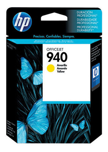 Cartucho Hp 940 Amarillo C4905al Officejet Pro 8000 8500