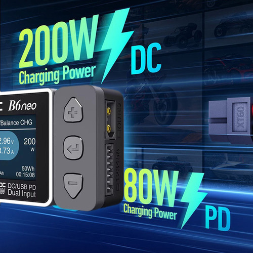 S Cargador Inteligente Skyrc B6neo, 200 W, Pd, 80 W,