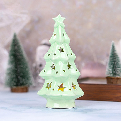 C Adorno Navideño, Con Luz, Centro De Mesa, Árbol De Navidad