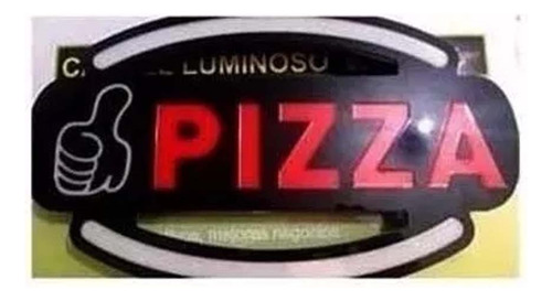 Cartel Luminoso Sistema Led Animado Modulo 2 Pizza Vapex