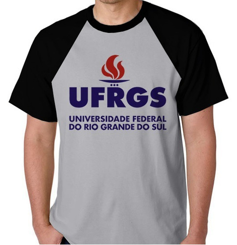 Camiseta Raglan Blusa Camisa Ufrgs Faculdade Universidade 