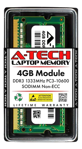 comprar A-tech Ddr3 1333 Mhz Pc3-10600 Cl9 Sodimm 204 Pines No...