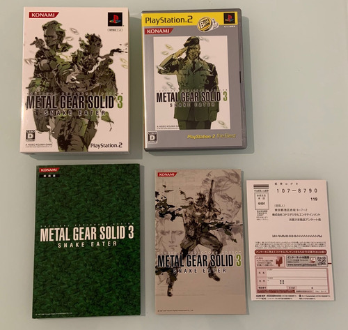 Metal Gear Solid 3 - Snake Eater Playstation 2 The Best