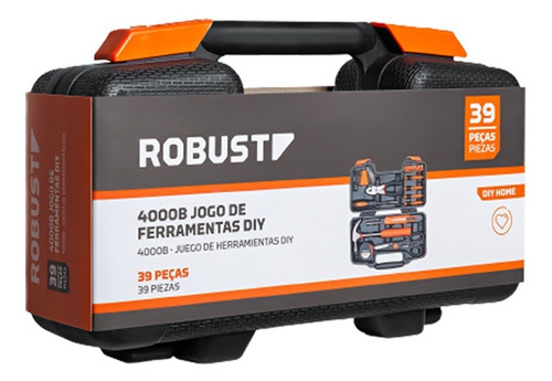 Kit De Ferramentas Diy 4000b Com 39 Pçs 3370165 Robust