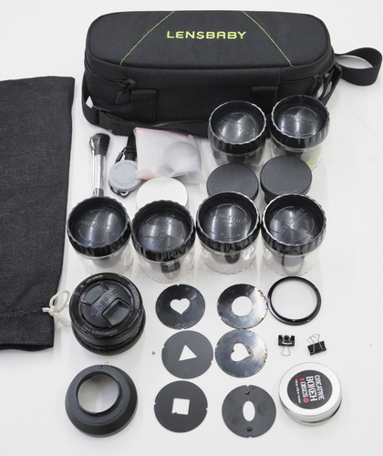 Imagem 5 de 10 de R$1950 Kit Lensbaby Composer Pro 35mm Completo Canon Ef Mft