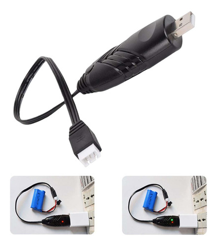 7.4v Usb Lipo Bateria Cabo De Carregamento Inteligente Lc