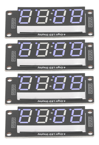 Juego De Tubos De 4 Dígitos Con Pantalla Led Digital, Reloj