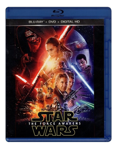 Star Wars Episodio 7 Despertar Fuerza Pelicula Blu-ray + Dvd