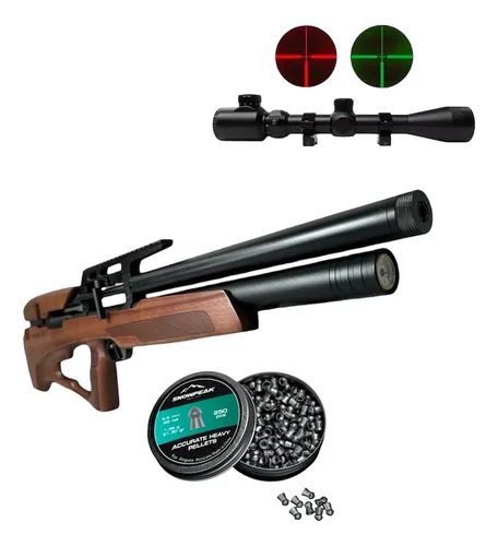 comprar Rifle Pcp Aztk Megalodon 5.5 Altaprecisión + Diabolos + Mira