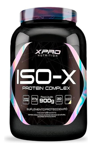 Whey Protein Isolado Iso-x 900g - Xpro Nutrition Chocolate