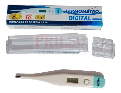 Termómetro Digital Punta Flexible Sin Mercurio