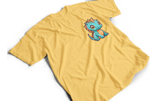 Camiseta De Algodón Con Logo De Dragón Bebé Full Color