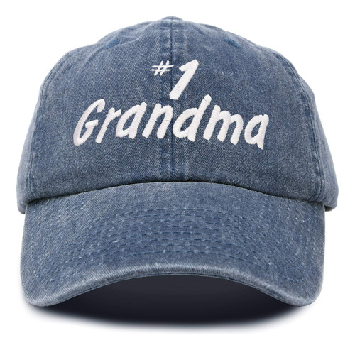 Gorra De Béisbol Dalix Number 1 Grandma Hat Gift De Algodón 