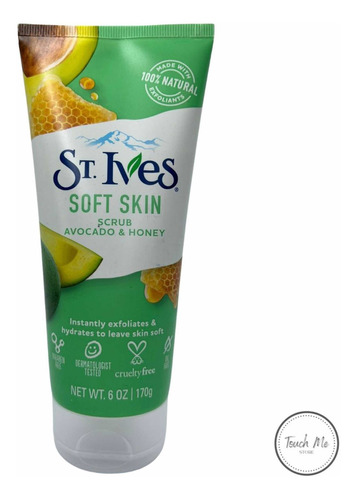 St. Ives Esfoliante Facial Soft Skin Abacate E Mel 170g C/nf Tipo De Pele Todo Tipo De Pele