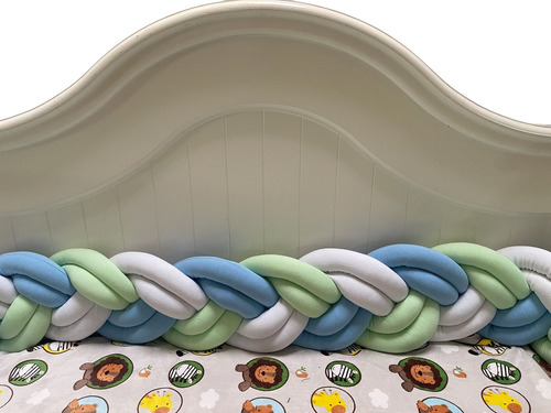 Protector De Cuna Bebe 6 Tubos 4 Mts Personalizado