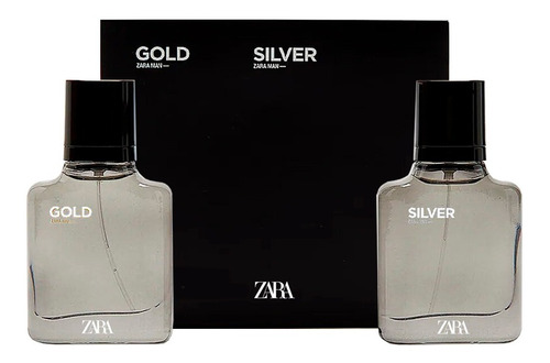 2 Perfumes Importados Zara Man Silver & Gold - Edt 30ml