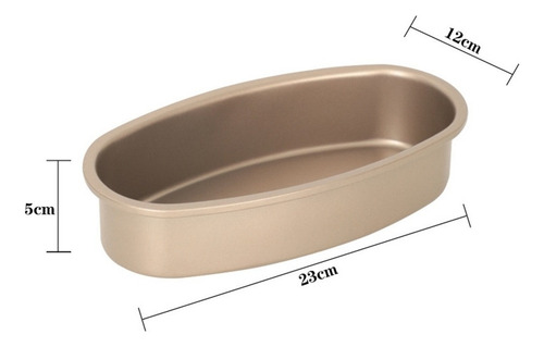 Molde Antiadherente De Forma Ovalada Para Tartas, Tarta De Q