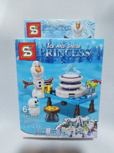 Lego Símil Frozen 2 Unidades Elsa Y Olaf Bloque.marca Sl