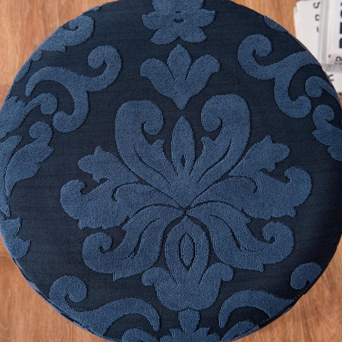 Funda De Silla Redonda Funda Protectora De Asiento Gris Azul