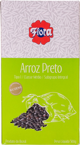 ARROZ FLORA PRETO 500G