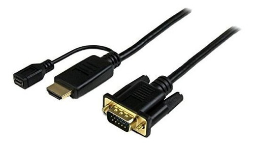 Startech Hdmi A Vga Cable - 1mt - 1080p - 1920 X 1200 - Acti