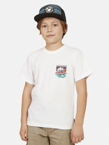 Pack Polera Jockey 5av1579 Niño Blanco Maui And Sons