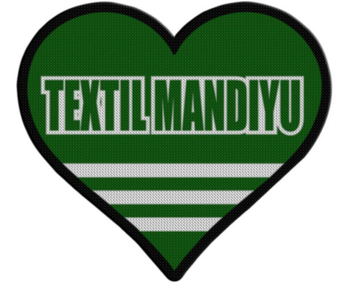 Parche Termoadhesivo Corazon Textil Mandiyu