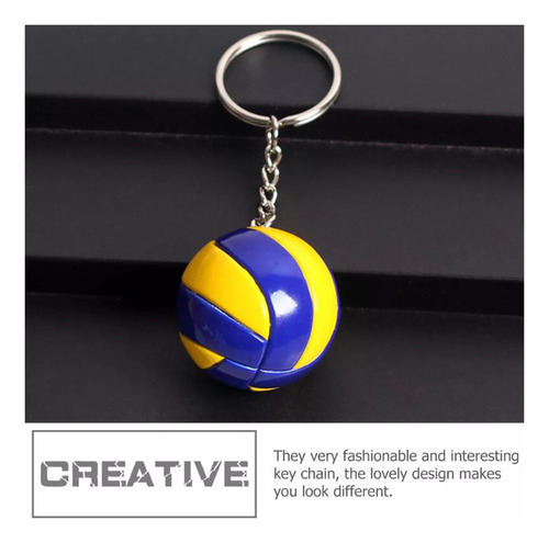 . Llaveros De Voleibol Personalizados Creativos Portátiles