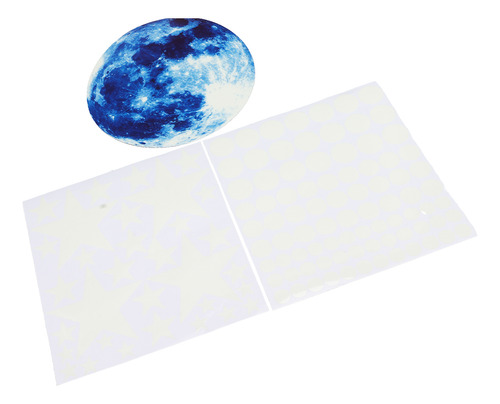 Adhesivos De Pared Luminosos Azules Que Brillan En La Oscuri