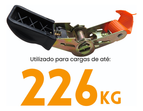 Fita Para Prender Carga 4,5 Metros 2 Peças Lugatools