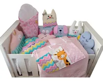 Comprar Juego Set De Cuna Completo Chichoneras Trenza Sabanas